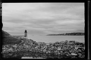 Lighthouse and beach