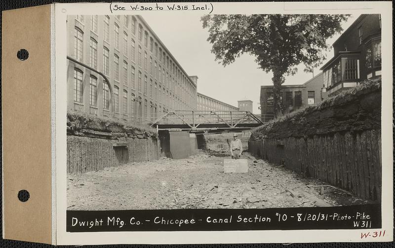 Dwight Manufacturing Co., canal, section 10, Chicopee, Mass., Aug. 20