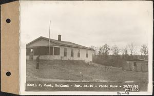 Edwin J. Cook, house and garage, Rutland, Mass., Oct. 22, 1943