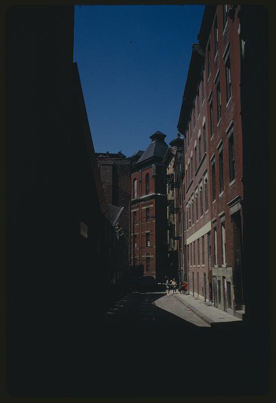 North End street, Boston