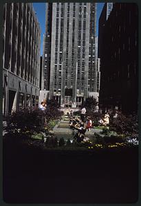 Lower Plaza, Rockefeller Center, Manhattan, New York