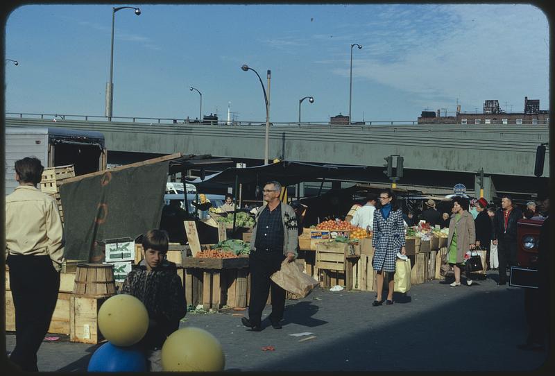 Produce stand, North Market, Boston