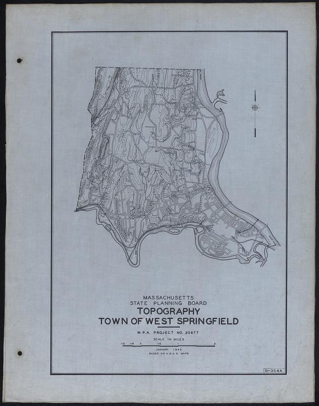 Topography Town of West Springfield Digital Commonwealth