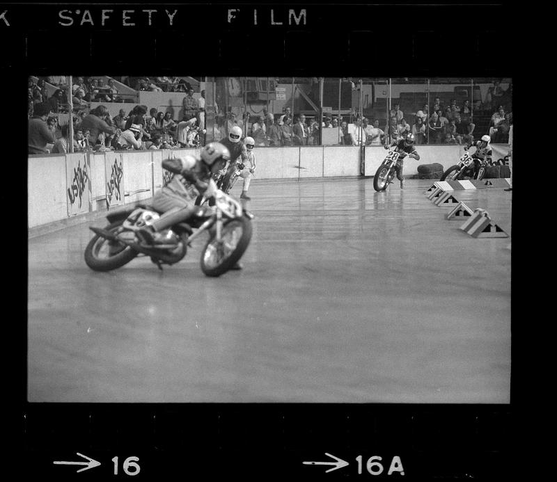 Motorcycle races at Boston Garden, Boston Digital Commonwealth