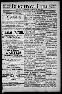 The Brighton Item, August 20, 1892