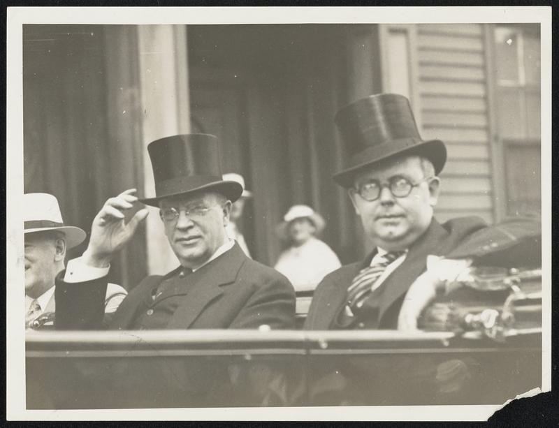 Mayor Mansfield & Sect. John F. Gilmore