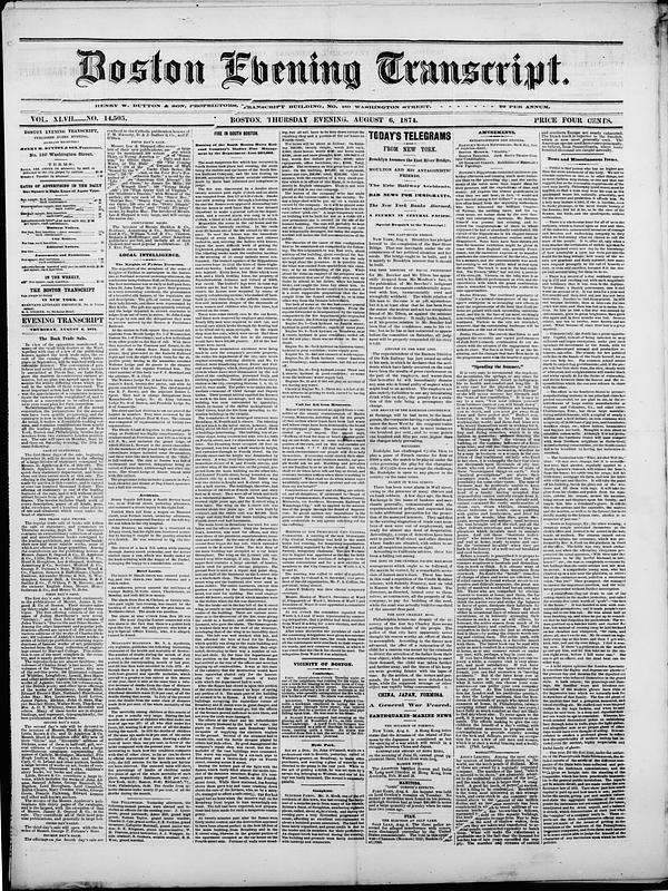 Boston Evening Transcript - Digital Commonwealth