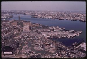 View of Boston from above