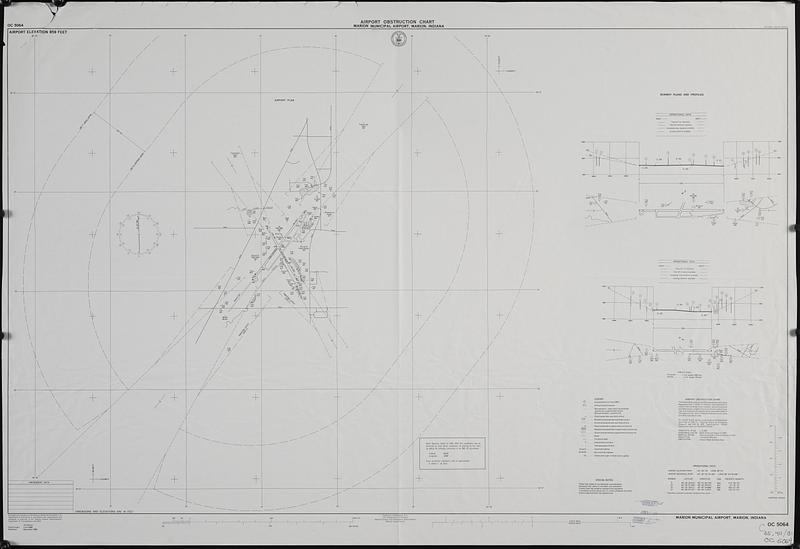 Airport obstruction chart, OC 5064, Marion Municipal Airport, Marion, Indiana