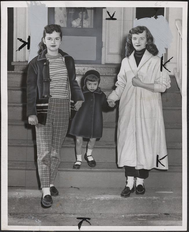 Donna Marie Noe in her new home, 6 Copeland Terrace, Malden