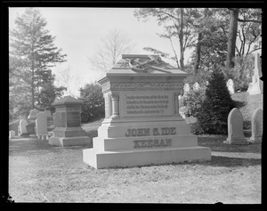 cemetery, x-2 John S. Ide, 1812-1884 - wife Caroline Keegan