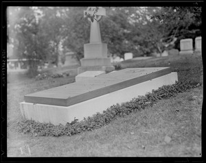 (Mt. Auburn?) cemetery, II Thomas Bailey Aldrich died March 19, 1907 - (slab)