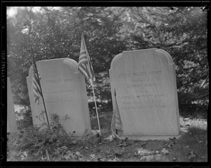 Tombstones (Howe), 2-11, Julia Ward Howe, May 27, 1819 - October 10, 1910