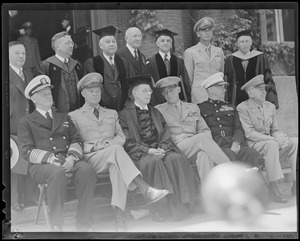 Heroes of WWII honored at Harvard commencement, including Eisenhower and Nimitz
