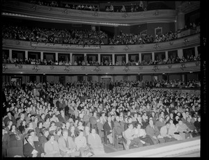 Crowd in theater
