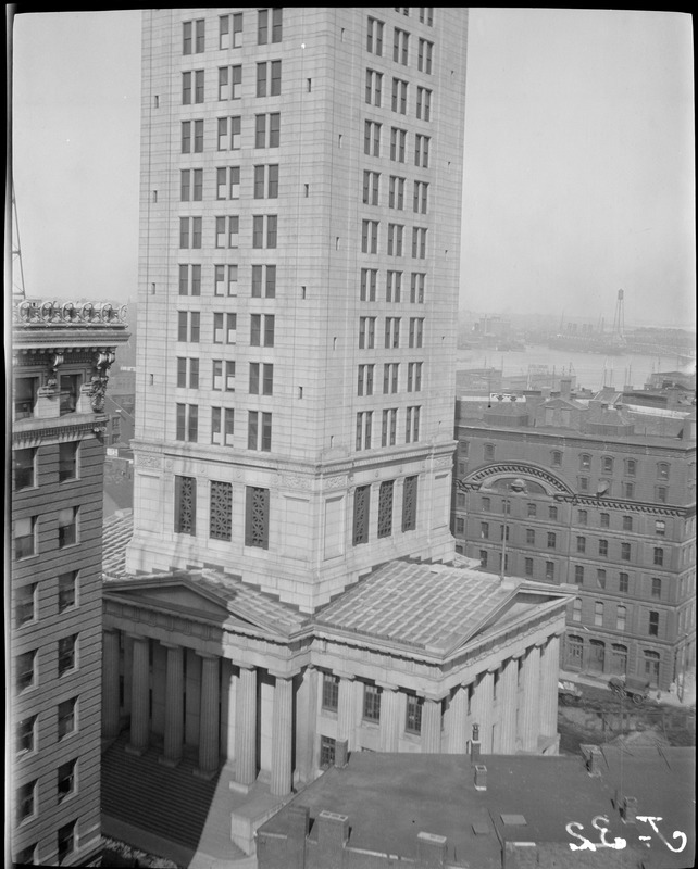 Base of Custom House Tower