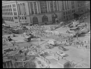 South Station crowd scene