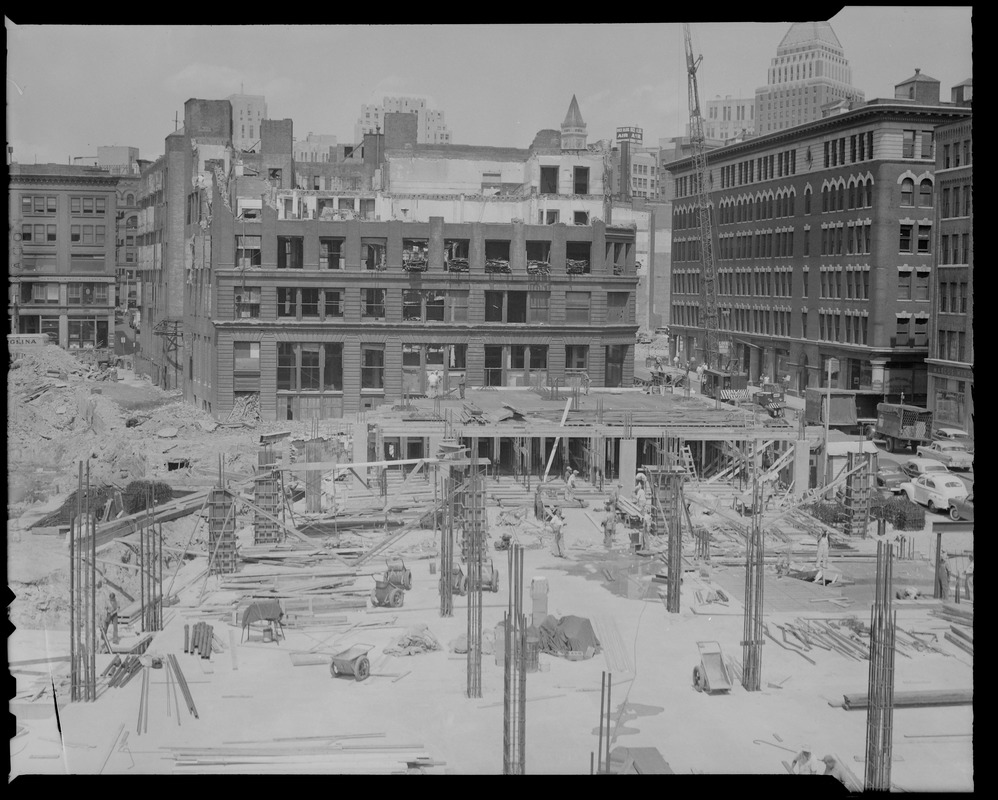 New tunnel in Chinatown for Central Artery, from Beach St. toward