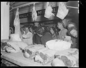Nurses visit Kelly's meat shop, Quincy Market