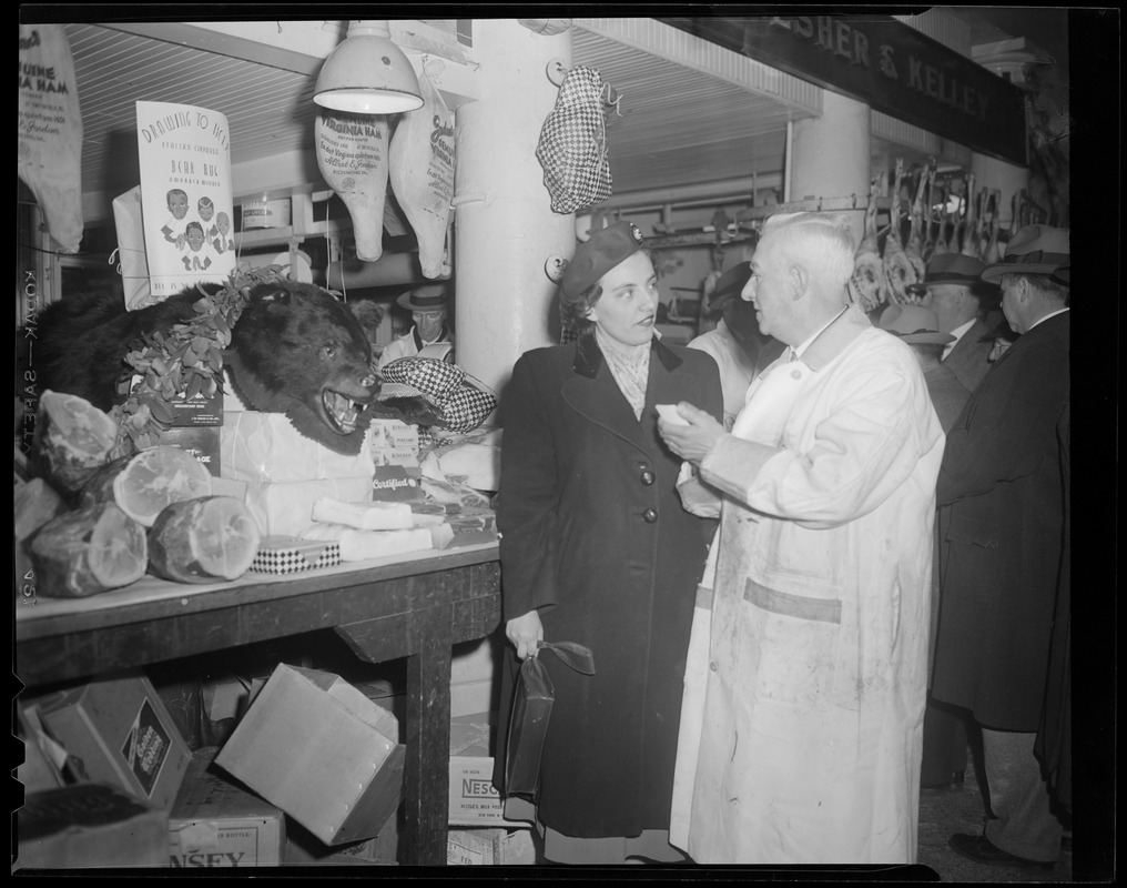 Thresher & Kelly Meat Market, Quincy Market Digital Commonwealth