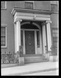 Door to no. 16, residence in Charlestown