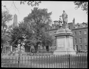 Civil War Monument in Charlestown, "Training Field" near Monument Square, Winthrop St., etc.