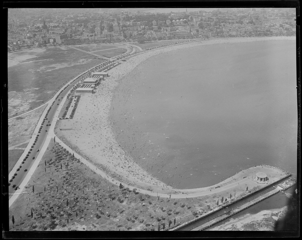 Carson Beach, South Boston, aerial view