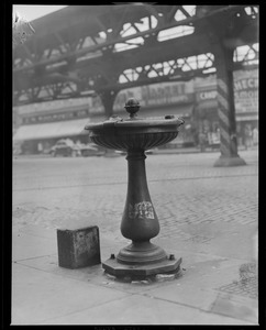 Water fountain on Washington St., South End
