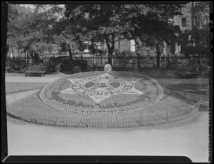 Public Garden floral design (Jewish War Veterans of the U.S. Memorial)