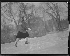 Ice skating, Public Garden