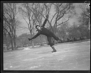 Ice skating, Public Garden