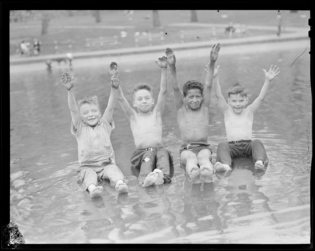 Boys in Frog Pond, Boston Common