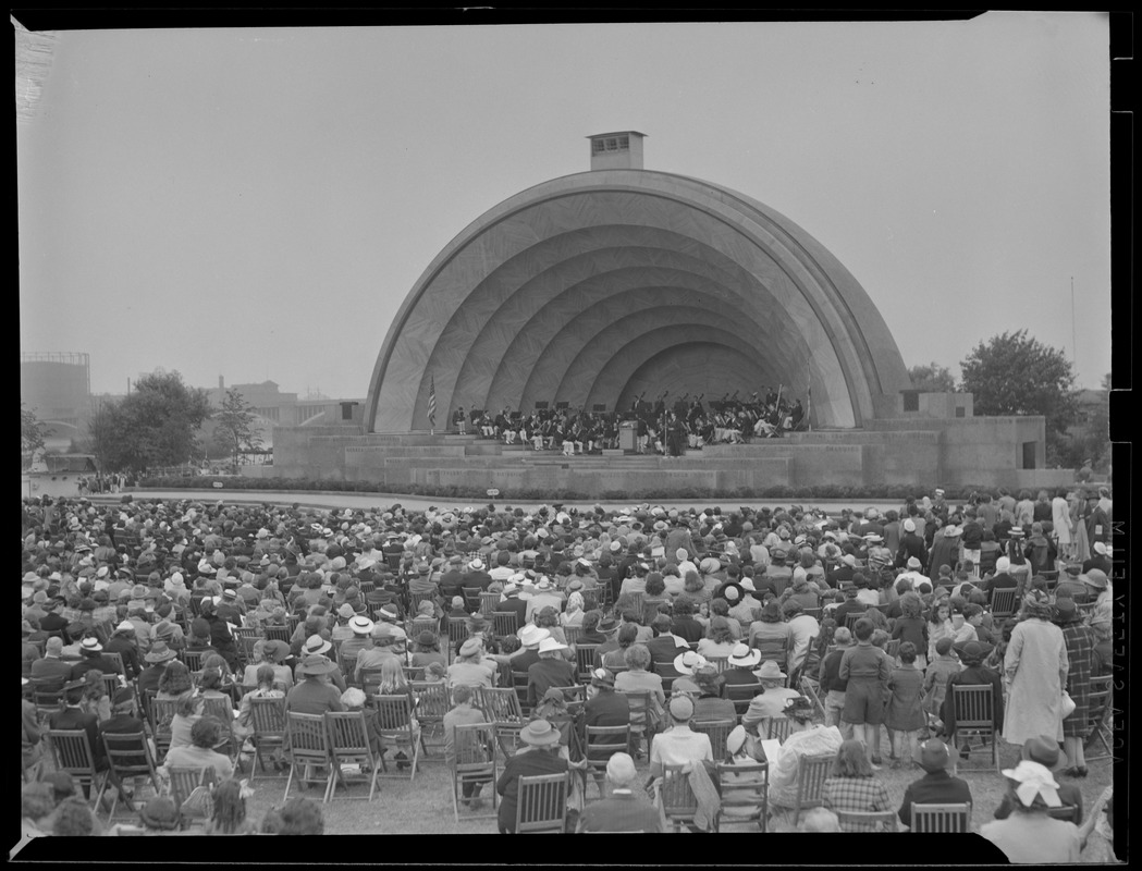 Concert at Hatch Shell, Charles River Esplanade