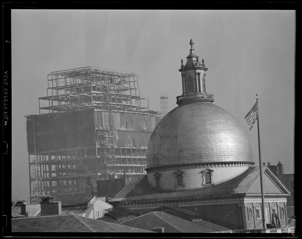 New Court House under construction with State House dome