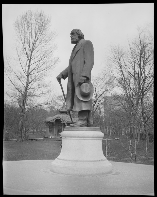 Edward Everett Hale Statue, Public Garden - Digital Commonwealth