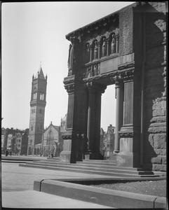 Trinity porch and New Old South Church, Copley Square