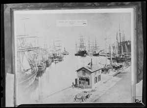 India and Central wharves, 1857