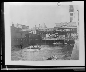 Long and Central Wharves, c. 1915