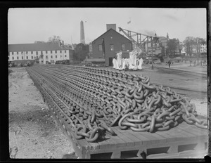 Chain and anchors in Navy Yard