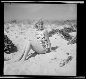 Woman on the dunes