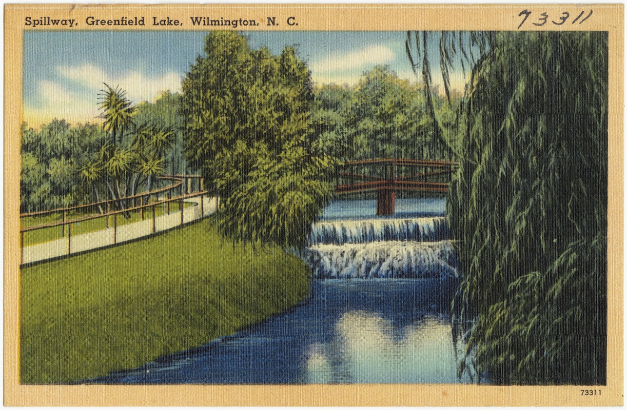 Spillway, Greenfield Lake, Wilmington, N. C.
