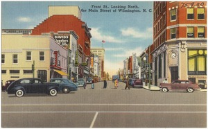 Front St., looking north, the main street of Wilmington, N. C.