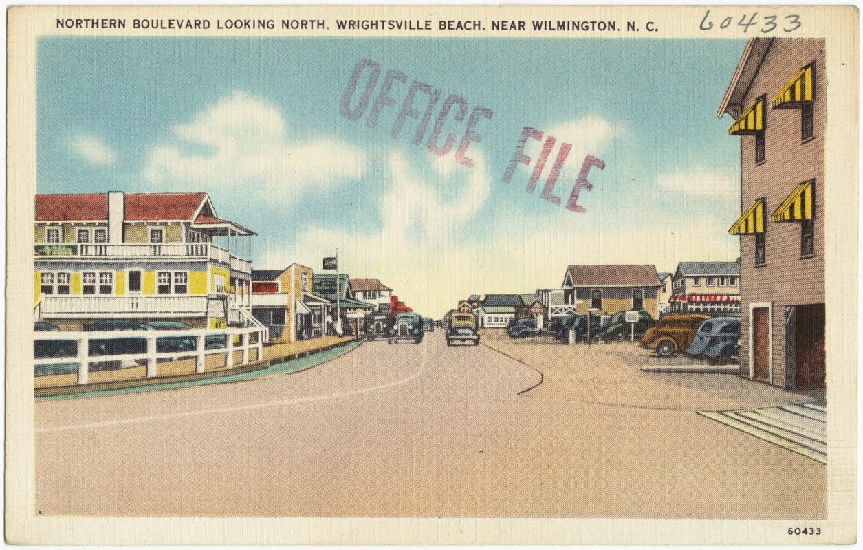 Northern Boulevard looking north, Wrightsville Beach, near Wilmington, N. C.