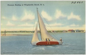 Pleasure boating at Wrightsville, N. C.