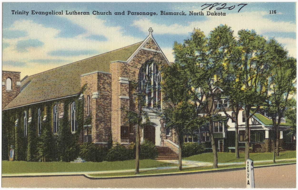 Trinity Evangelical Lutheran Church and Parsonage, Bismarck, North Dakota