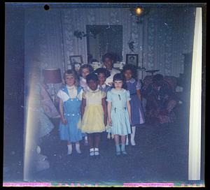 Group of children at party