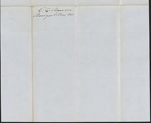 E. G. Rawson to George Coffin, 25 March 1848