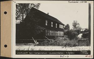 Wachusett Nail Corp., factory, Hubbardston, Mass., Jul. 8, 1930