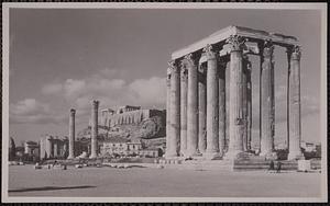 Athens - Temple of Olympian Zeus and Acropolis