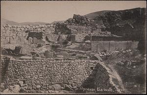 Mycenae, Greece, the walls